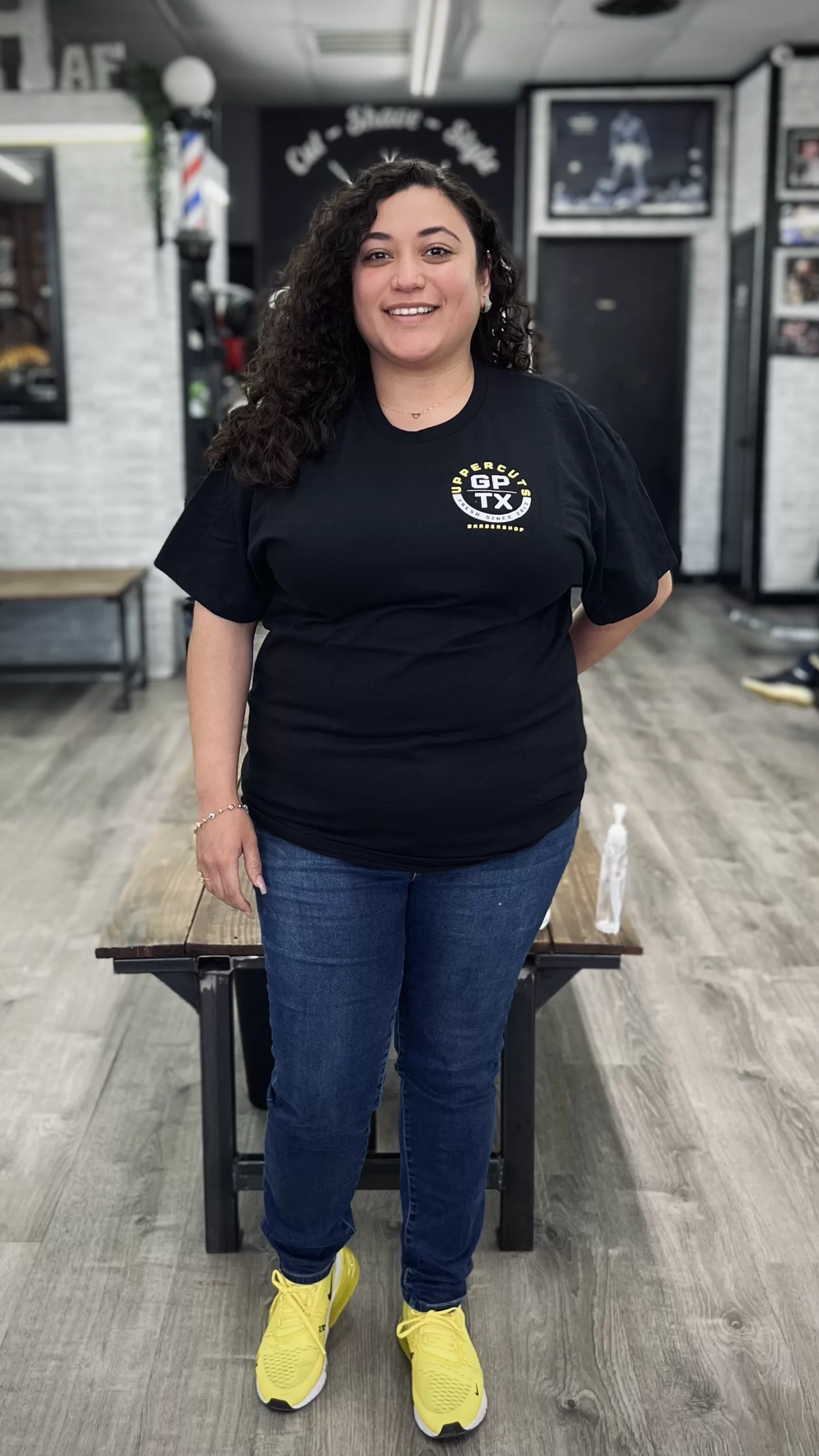 Felicia Martell, barber at Uppercuts Barbershop
